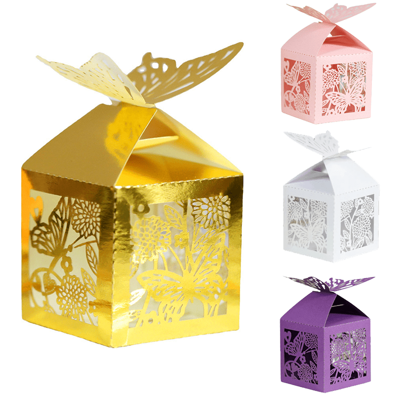 4pcs Black Gold New Year Gift Bag 2024 Candy Paper Bag Shiny Sequin Star  Gift Packaging