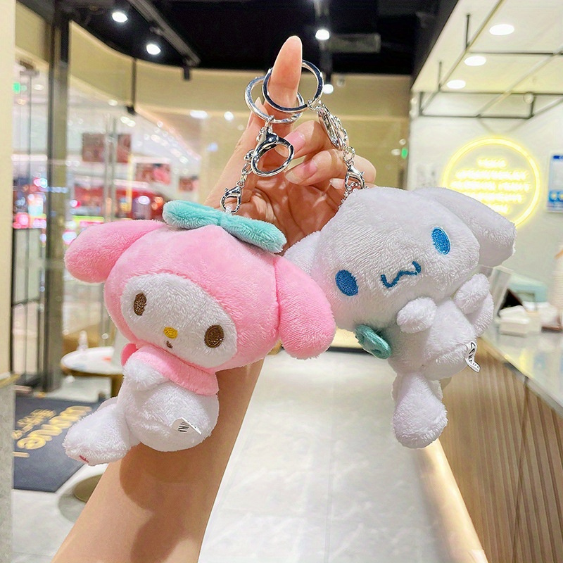 Hello Kitty Melody Cinnamoroll Y2k Plush Doll Pendant - Temu