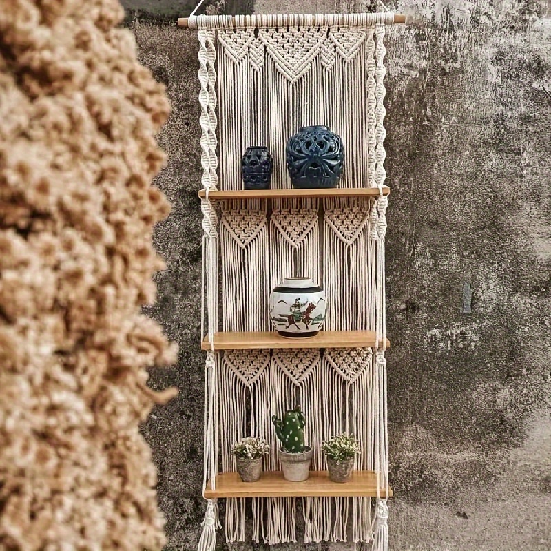 Estante de pared de madera, estante de pared flotante en forma de L de  madera maciza, estante de decoración de almacenamiento, para sala de estar