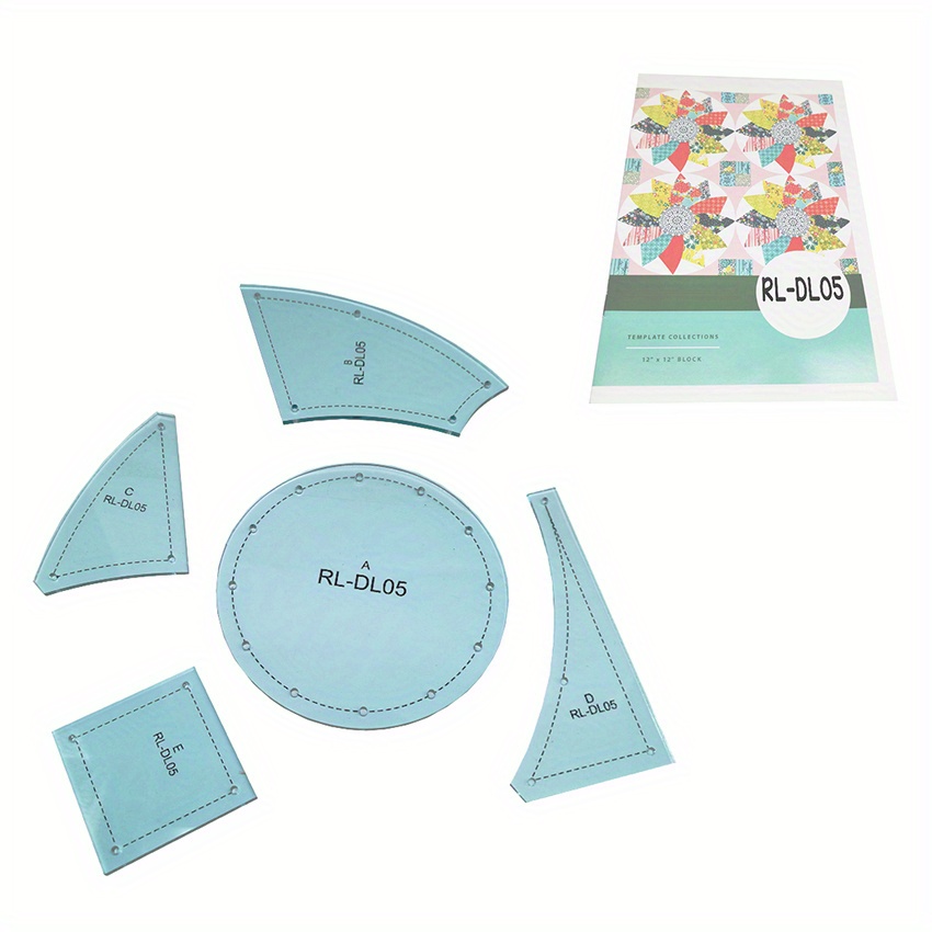 Polygon Transparent Diy Sewing Quilting Templates Sewing - Temu