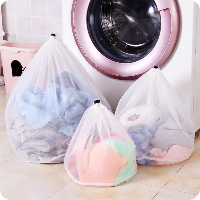 versatile mesh laundry bag with drawstring closure   breathable organizer for   underwear socks more   home dorms laundry bags details 0