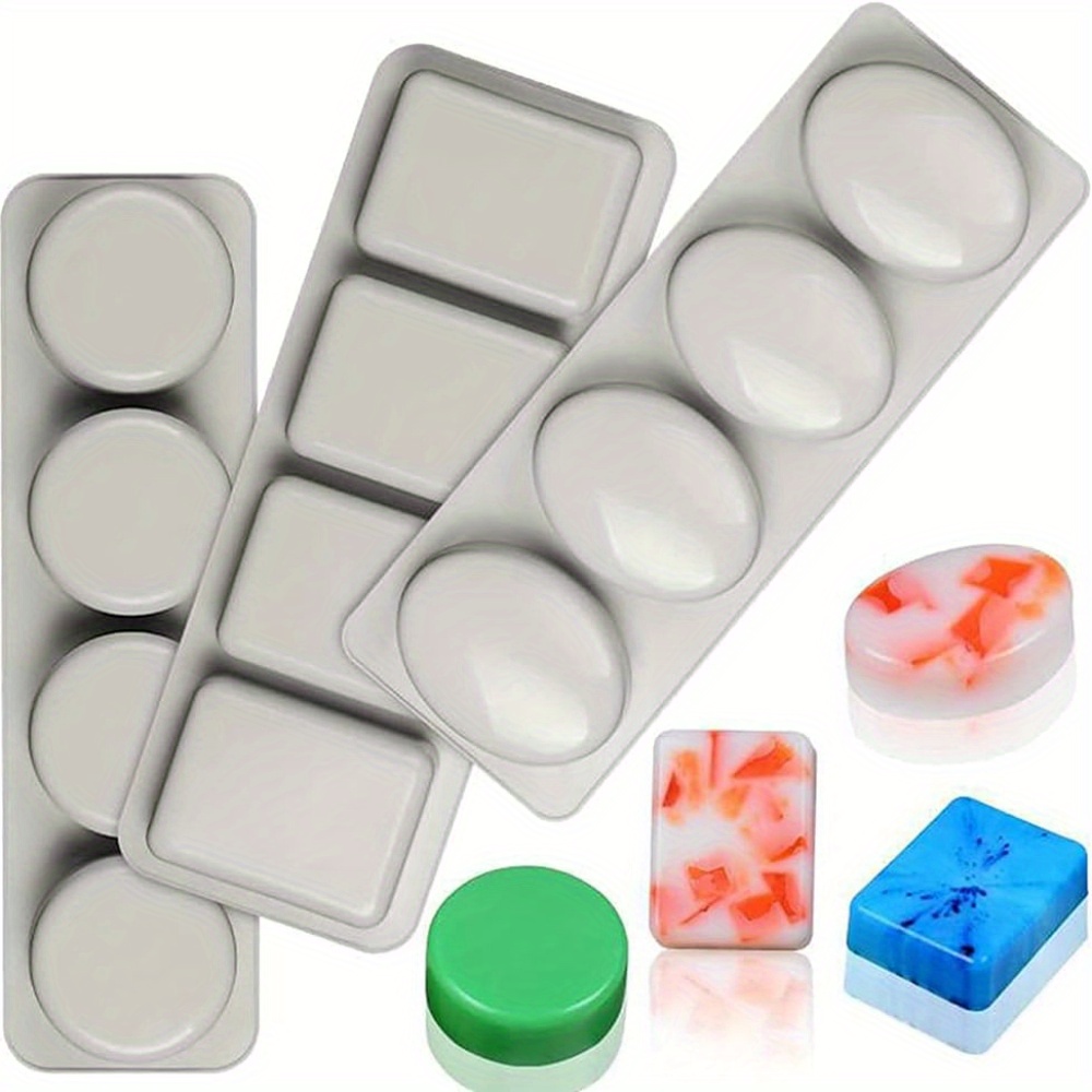 1pc, Silicone Soap Mold With Wooden Box 74.39oz Large Rectangle Silicone  Soap Mold 4.85LB High Quality Durable