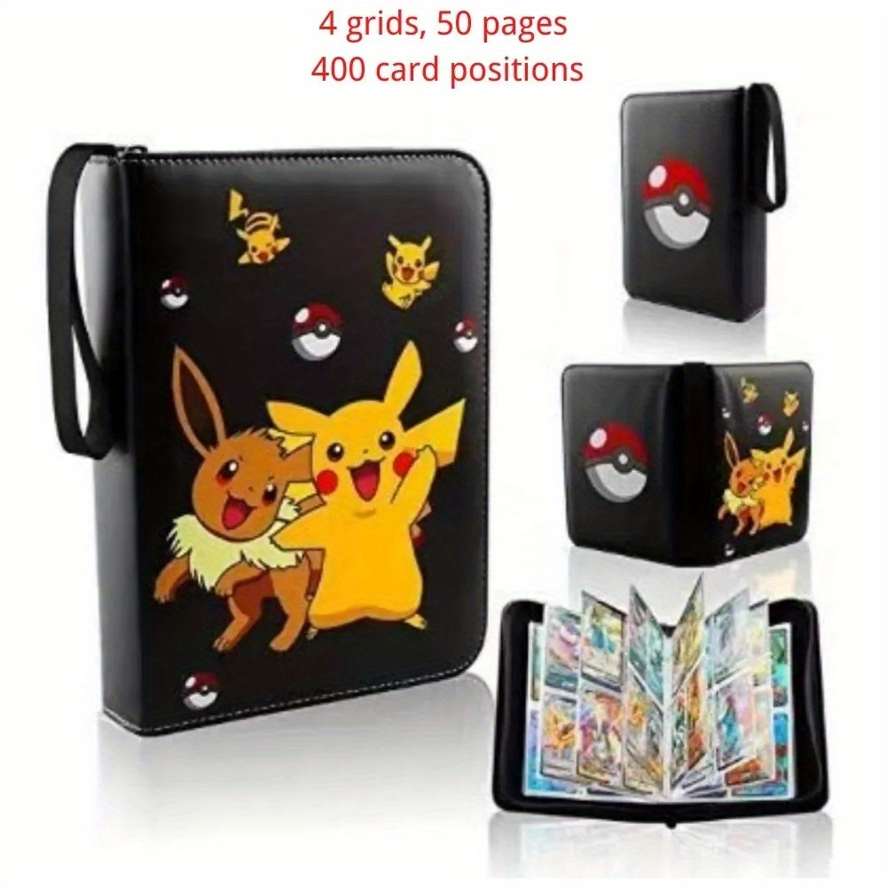 Newest Large Size 432pcs Pokemon Card Album Book Top Loaded List Playing  Cards Holder Album Toys Kids Gift