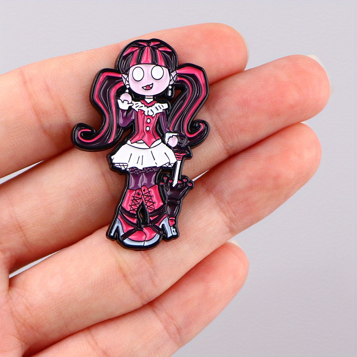 1pc Anime Cute Lapel Pin For Backpacks Hat Clothes, Cartoon Brooches For Men, Fashion Jewelry Accessories For Men