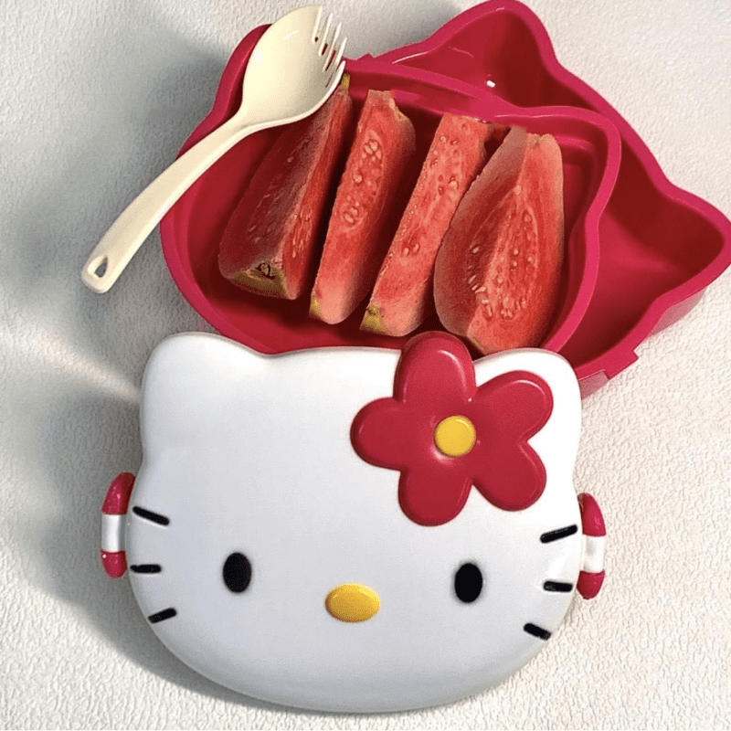 Hello Kitty Kawaii Lunch Box School Students Y2k - Temu