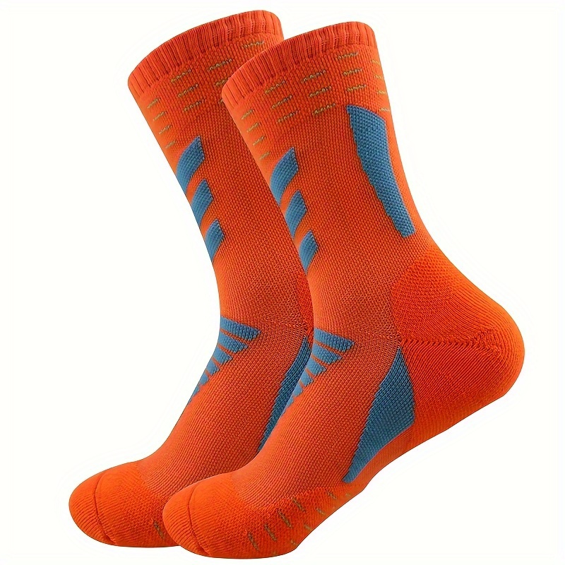 Men's Mid Crew Sport Socks Nylon Blend Comfy Breathable