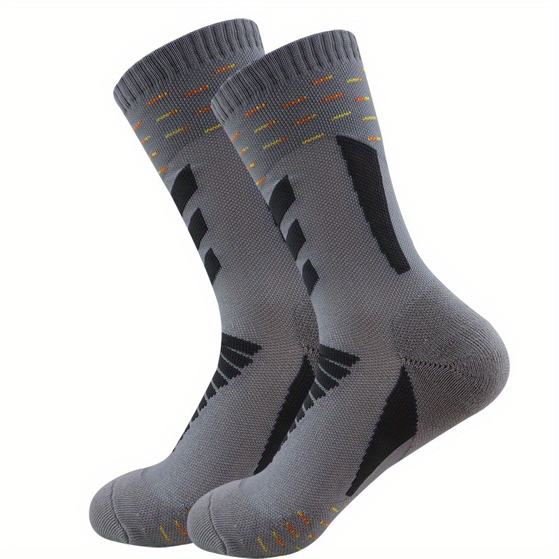 Men's Mid Crew Sport Socks Nylon Blend Comfy Breathable