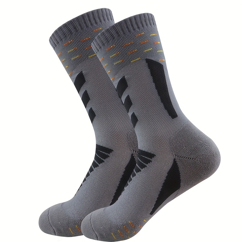 Men's Mid Crew Sport Socks Nylon Blend Comfy Breathable