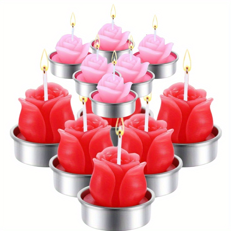 Bougies Romantiques Gel Wax Pour La Fête De La Saint Valentin Et