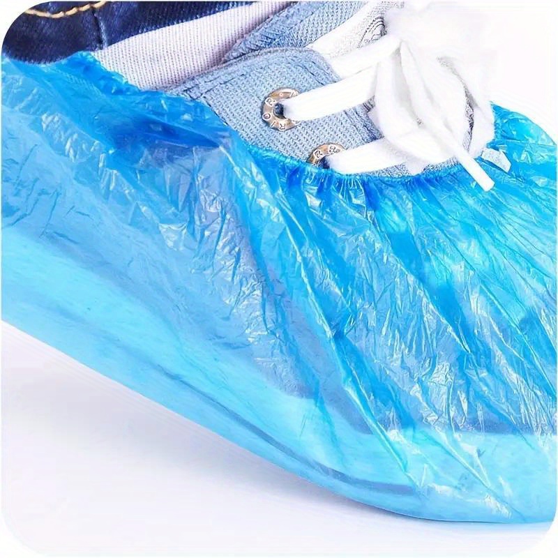 100pcs Polypropylene Shoe Covers Car Office Work Boots Carpet Protection More