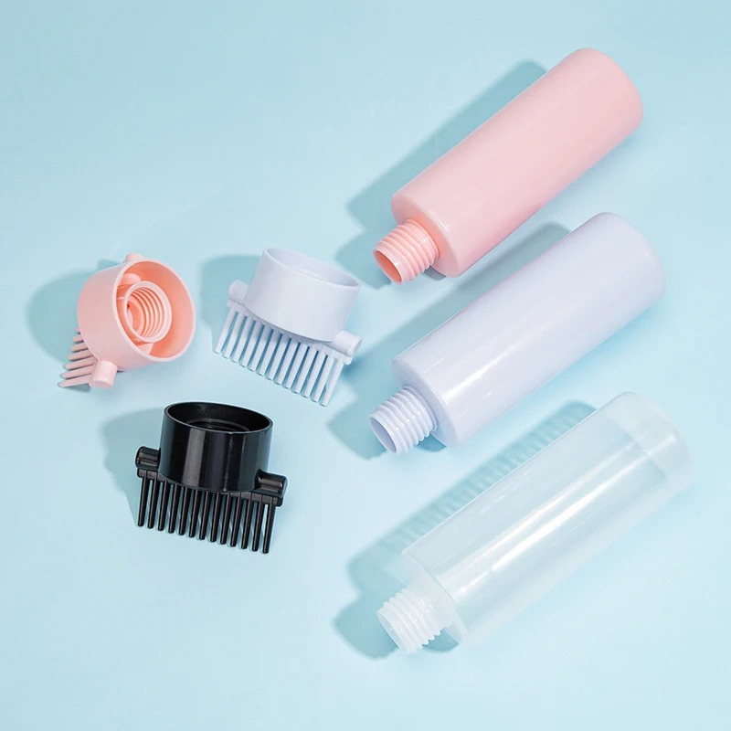 Plastic Root Comb Container Hair Dye Oil Applicator Bottle - Temu