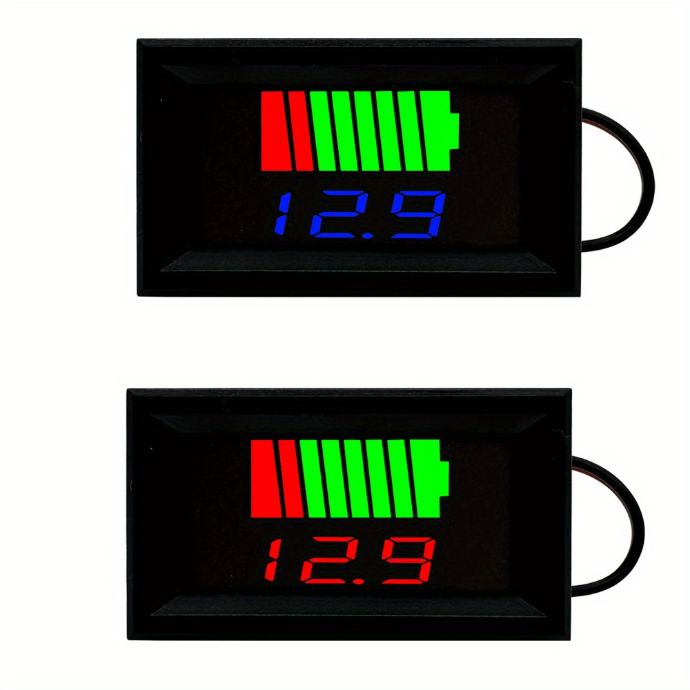 Car Battery Charge Level Indicator 12v 24v 36v 48v 60v 84v - Temu