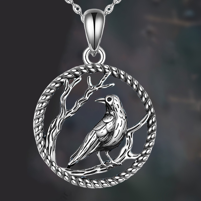 Punk Gothic Bird Fish Nature Necklace Men Jewelry Gift - Temu