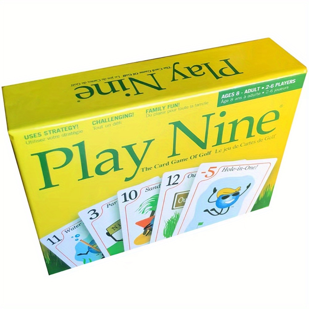 Double A Productions, Inc., Games, Play Nine The Card Game Of Golf Ages  8adult