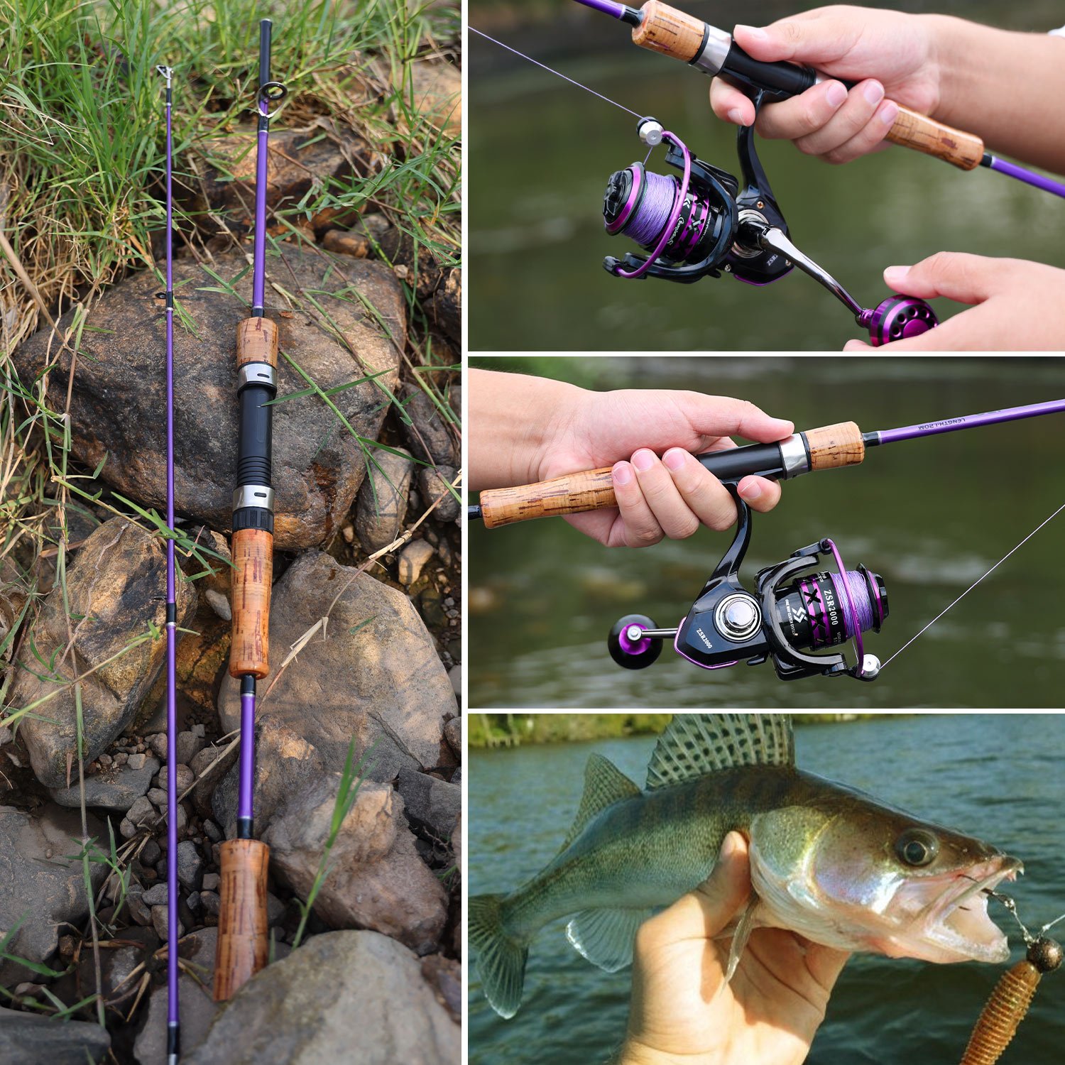 Fishing Telescopic Fishing Rod and Metal Reel Combo Set Fishing Pole for  Travel Saltwater Freshwater Boat Fishing Beginners Fishing Gear (Size :  A_1.3M), Spinning Combos -  Canada