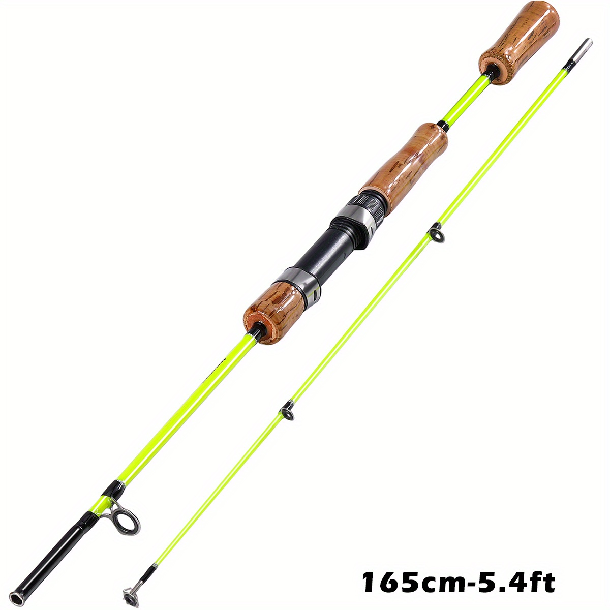 Sougayilang Fishing Rod Spinning/Casting 1.8M/1.98M/2.1M 4 Sections Carbon  Fiber Pole With Comfortable and Non-slip Cork Handle Fishing Tackle