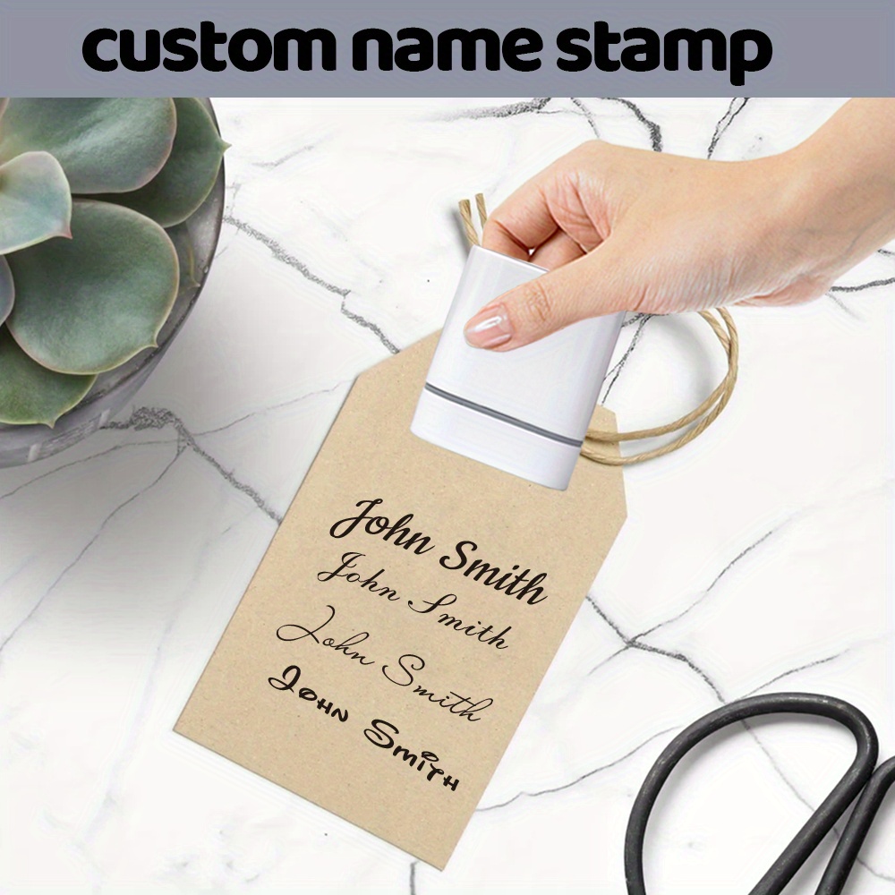 Custom Cake Shape Children's Name Seal Custom Student's Name - Temu