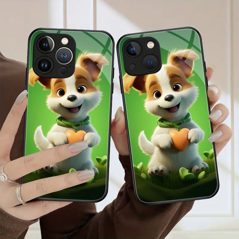 

Cute Puppy Fashion Creative Graphics Print Phone Case For Iphone 15/14/13/12/11 Pro Max