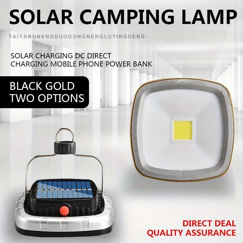 Lampe camping intensité lumière ajustable 12 LED avec boussole