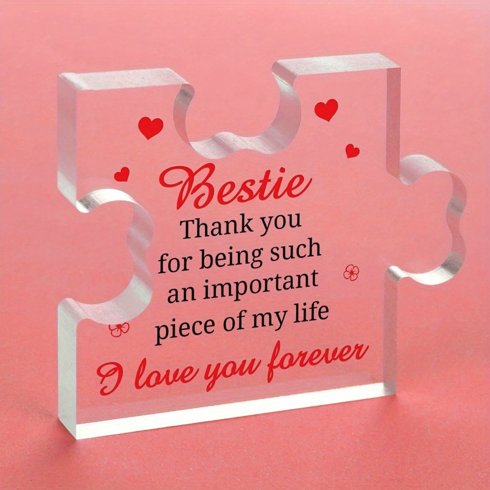 Acrylic Plaque special Friend Gifts To My Bestie Engraved - Temu