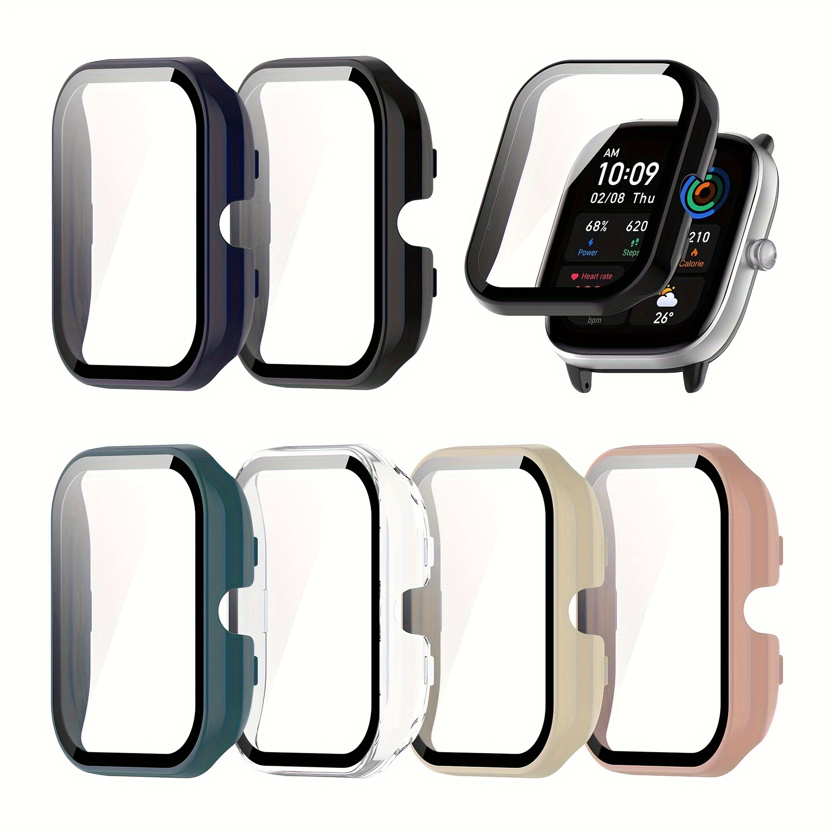 Amazfit Gts 4 Amazfit Gts 4 Mini Full Screen Protector Case Temu