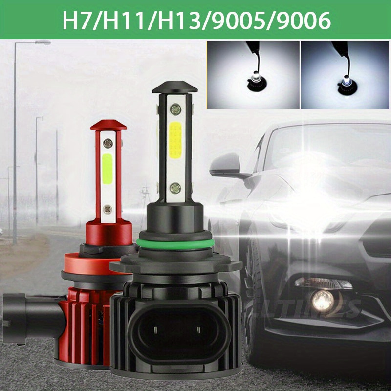XSTORM-bombilla LED H7 para faro de coche, lámpara Mini inalámbrica de 60W,  20000LM, 6500K, CSP, diodo automático, Turbo, 12V