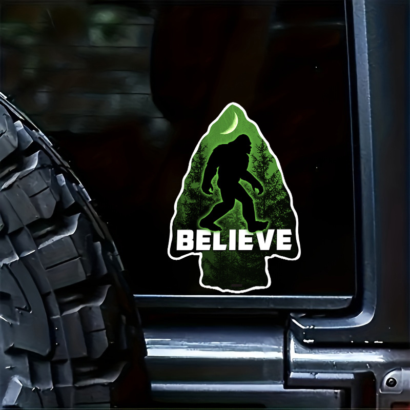 

believe Arrowhead" Sticker - Sasquatch Yeti Car Truck Sticker