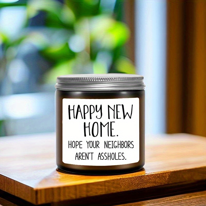 Happy New Home Candle, Best House Warming Gifts New Home, Unique House  Warming Gifts New Home Women, Funny Housewarming Gifts for New House