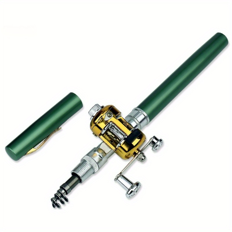 Portable Telescopic Mini Fishing Pole Pocket Pen Shaped - Temu