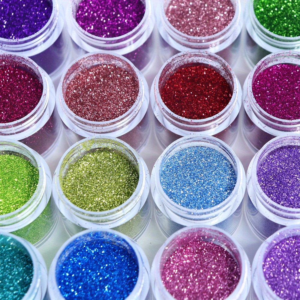 1bottle Shiny Glitter Powder Epoxy Resin Mold Filling Resin - Temu