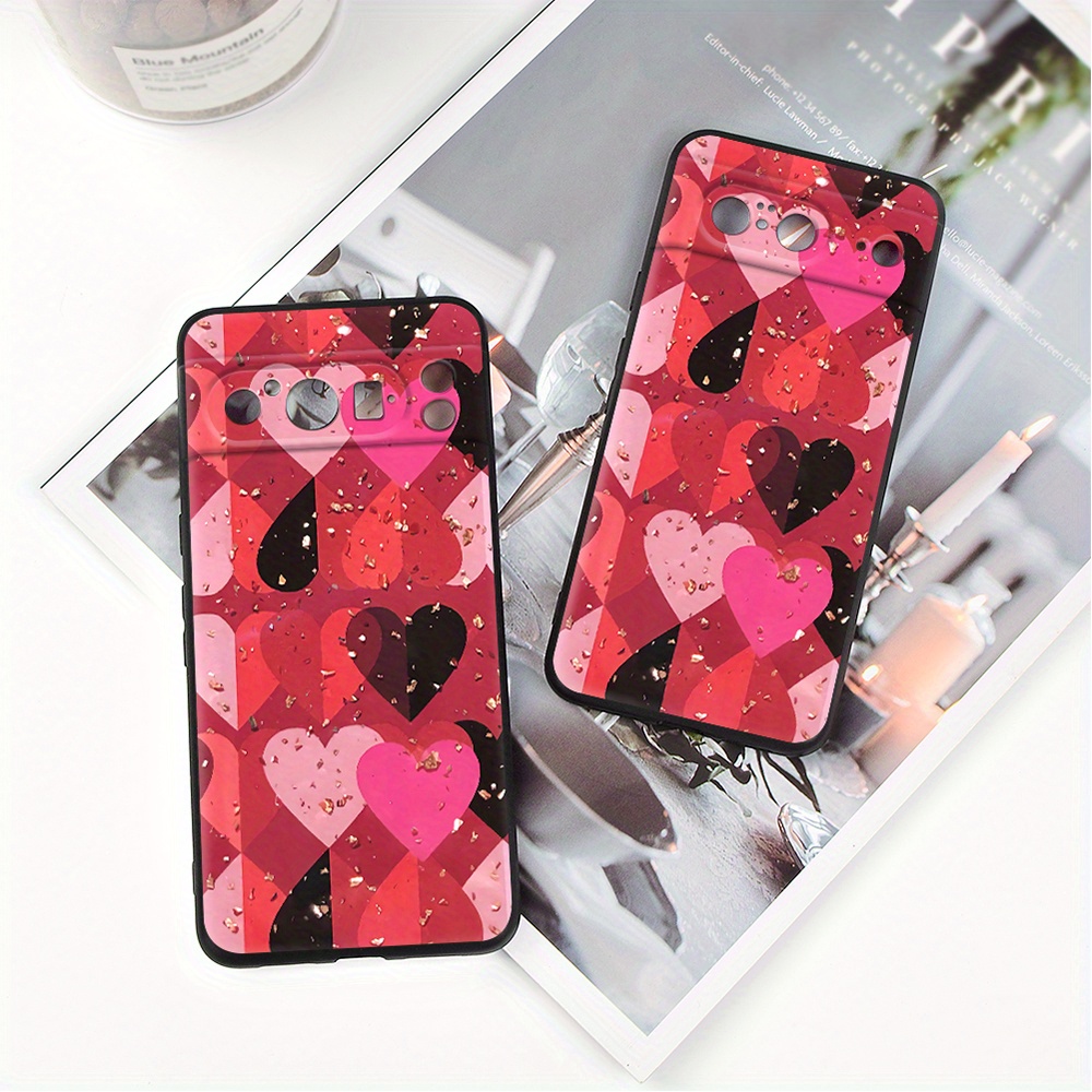 

Love Pop Pattern Frosted Phone Case For Pixel 6, Pixel 6a, Pixel 6 Pro, Pixel 7, Pixel 7a, Pixel 7 Pro, Pixel 8, Pixel 8 Pro, Pixel 5a 5g