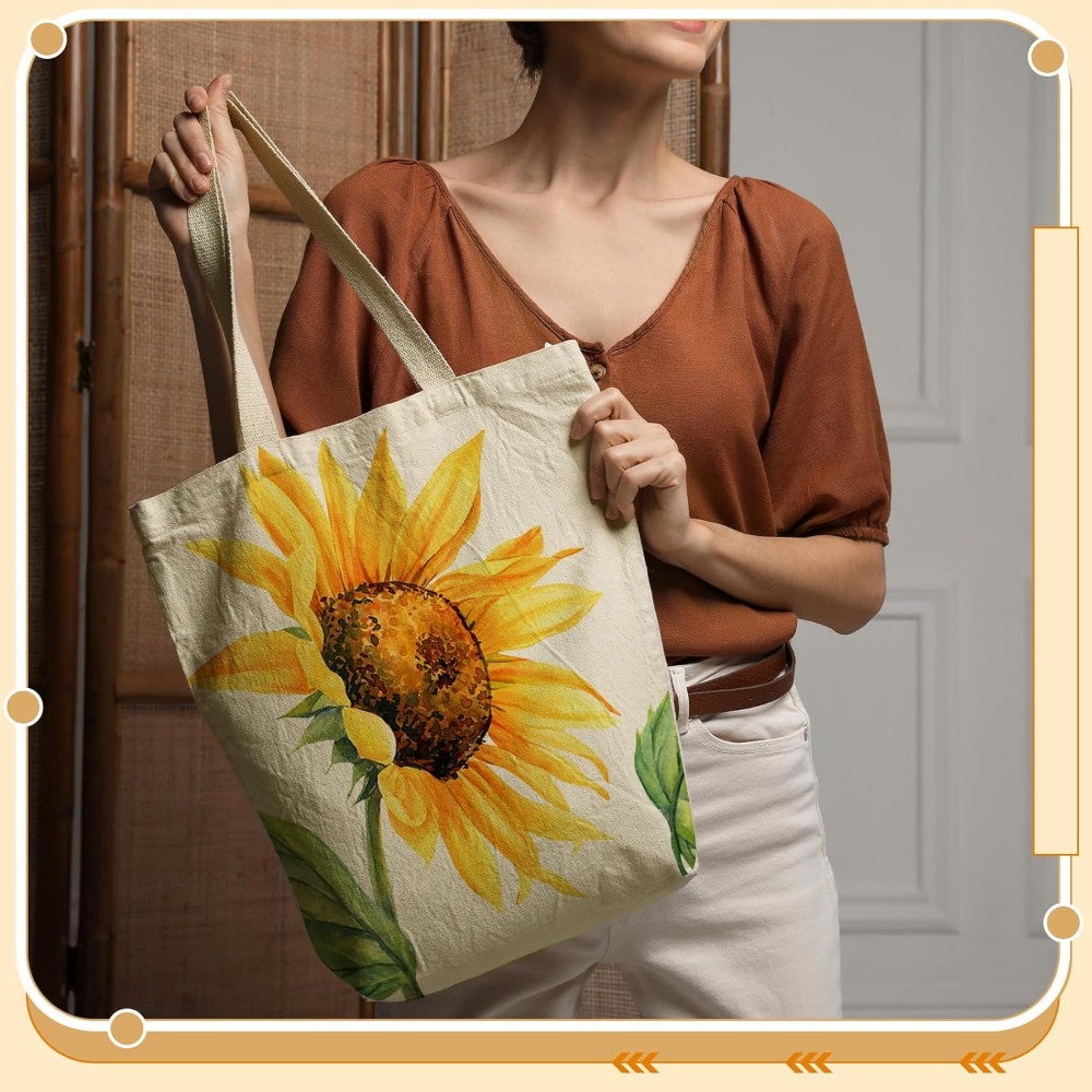 Wholesale Reusable Sublimation Canvas Blank Canvas Tote Bags With