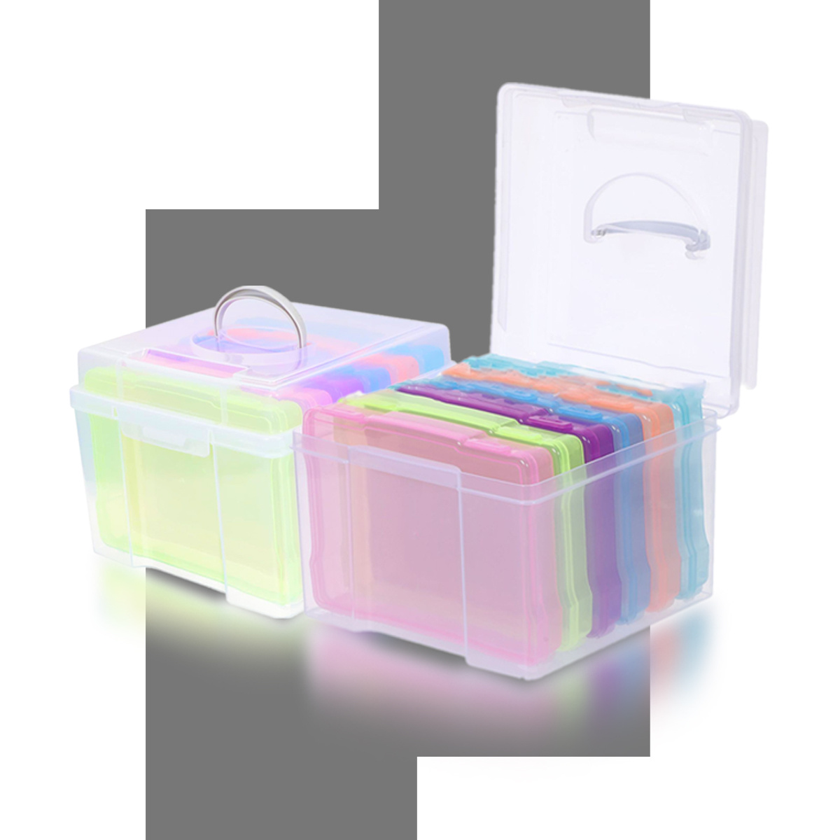 Plastic Transparent Photo Case 1 Large Photo Storage Box - Temu