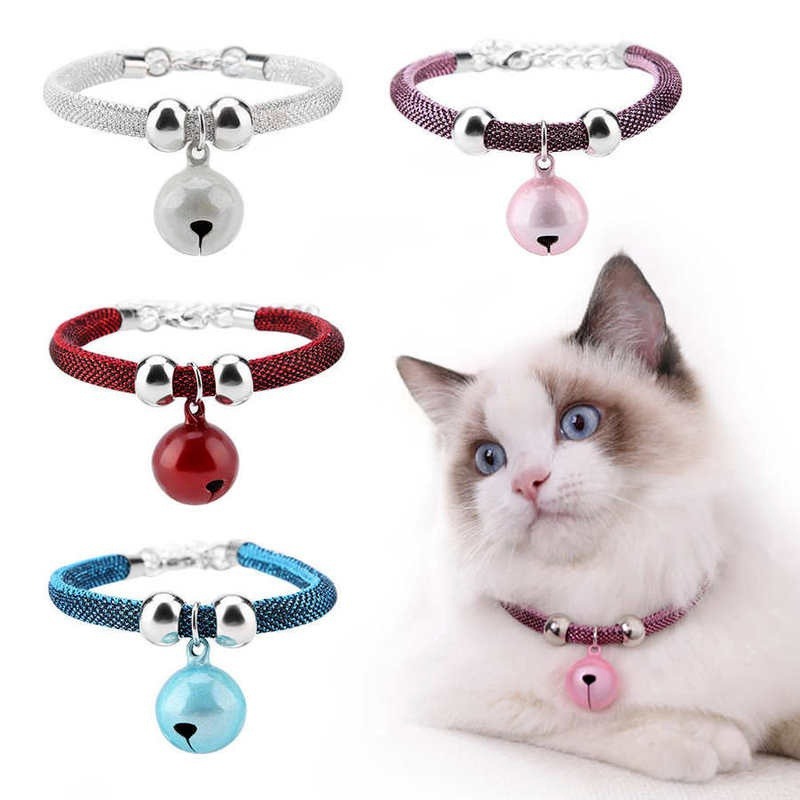 Collar, collar integrado para gatos, collar reflectante GPS para gatos con  soporte y campana, collares ligeros para gatos para gatos, niñas, niños,  gatitos y cachorros JAMW Sencillez