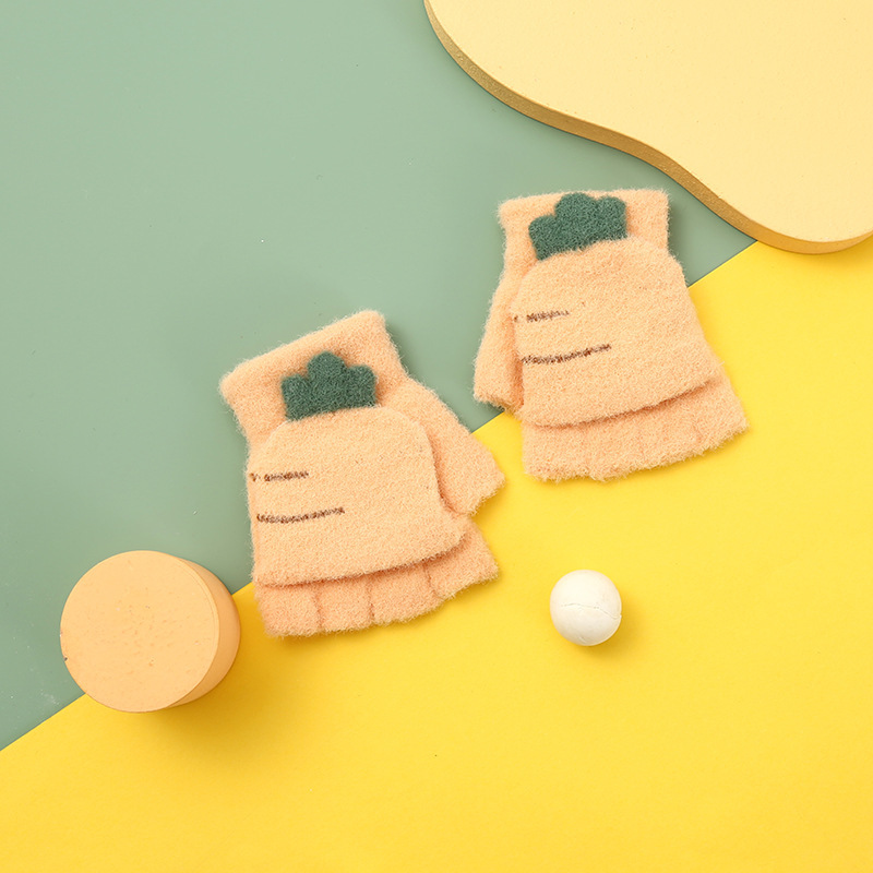 Warm Half Finger Baby Gloves for Autumn/Winter