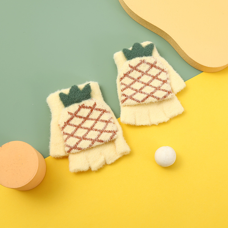 Warm Half Finger Baby Gloves for Autumn/Winter