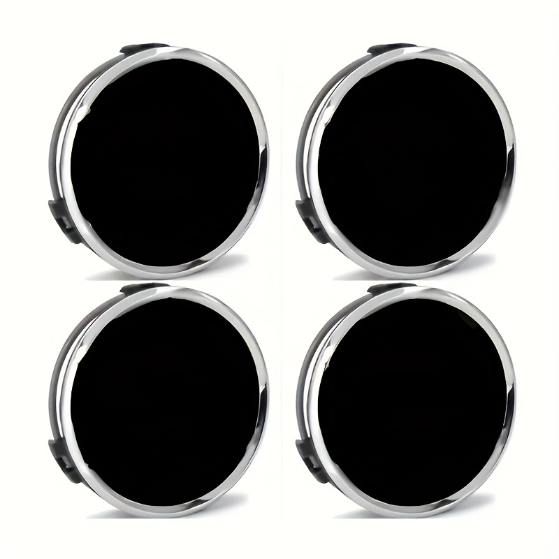 これら 4 つの光沢のあるブラック ホイール リム センター ハブ キャップであなたのメルセデス ベンツをアップグレード - 75mm/2.95  インチ W204 W205 W212 W213 W177 用