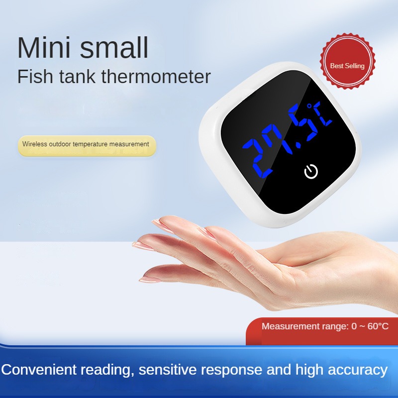 Goxawee Lcd Digital Aquarium Thermometer Fish Tank - Temu