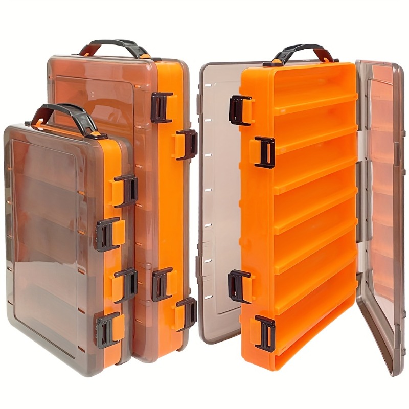 Portable Fishing Lure Box Double Sided Tackle Storage Box - Temu