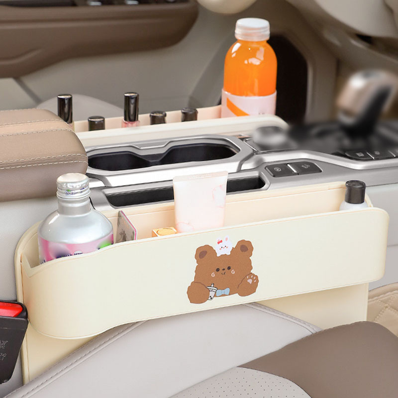 Custom Car Seat Storage Box Abs Molding Leather Wrapping - Temu