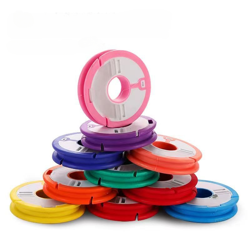 1Pc Fish Line Spool Organizer Silicone Fishing Line Coil Storage Holders  Rigs Gear Main Spool Fishing Line Winder Storage Board