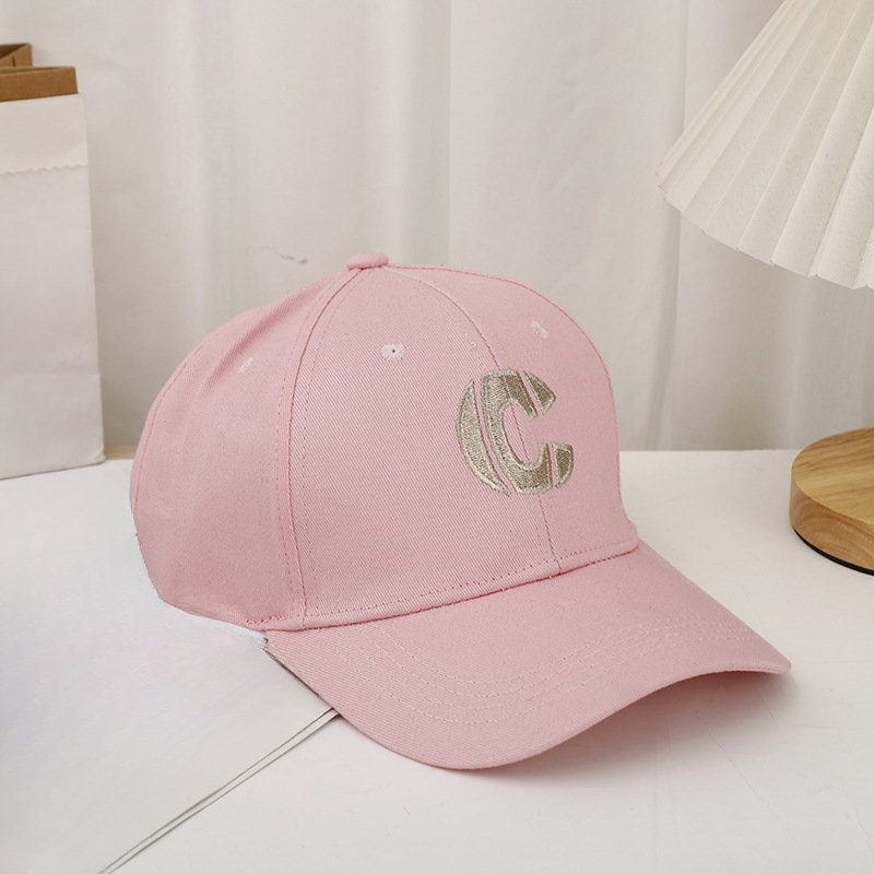 Letter embroidery Baseball Cap Solid Color Casual Dad Hats