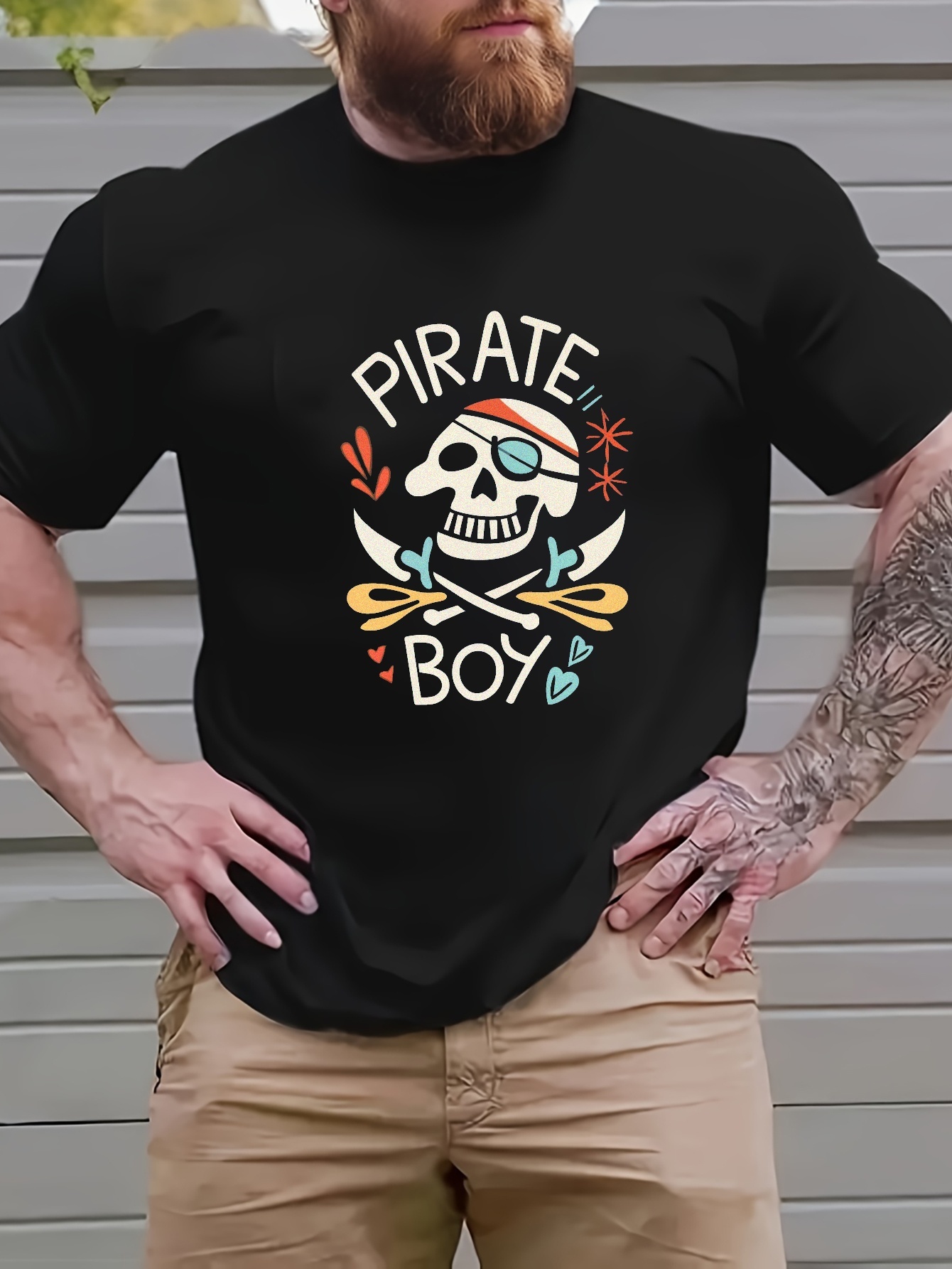 Plus Size Mens Funny Anime Skull Graphic Print T Shirt Temu Portugal