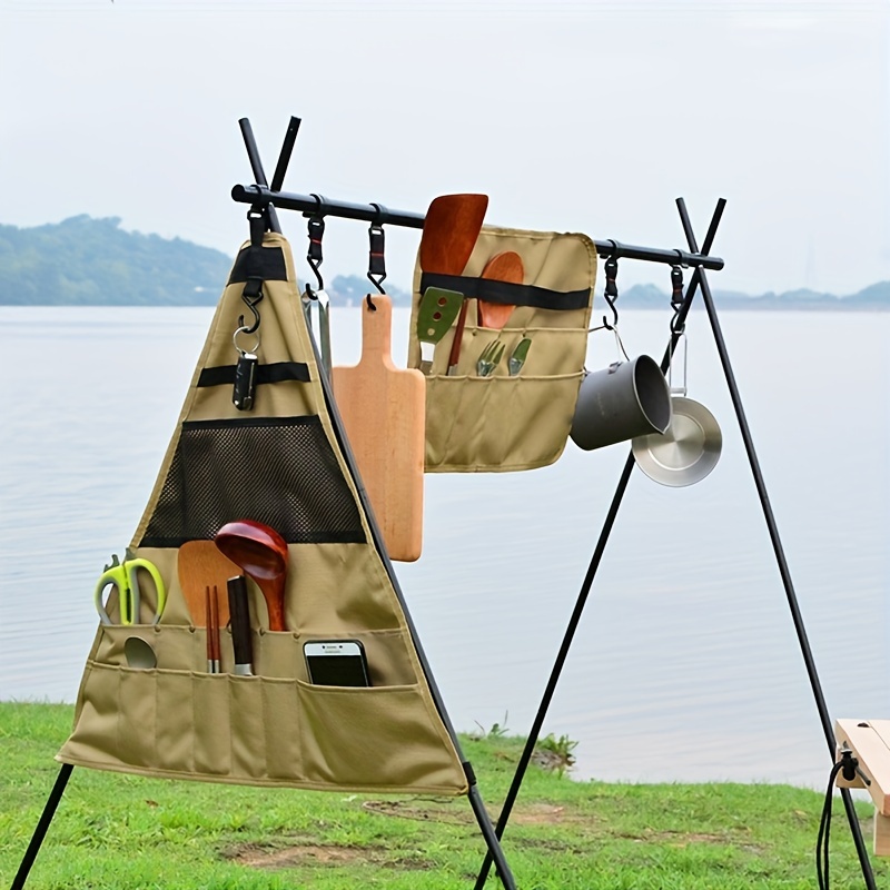 Rod Hooks Camping Clothesline Hangers Storage Bag Outdoor Heavy