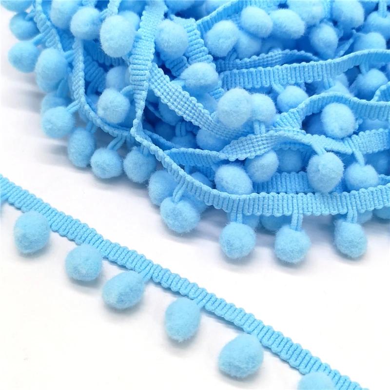 2 Yards Pom Pom Lace Trim Ball Ribbon Mini Pearl Pompom - Temu