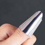 1pc Stainless Steel Nail Protector, Anti-cut Hand Finger Protection Artifact, Protective Finger Cover, Multifunctional Nail Cover, Home Kitchen Accessories