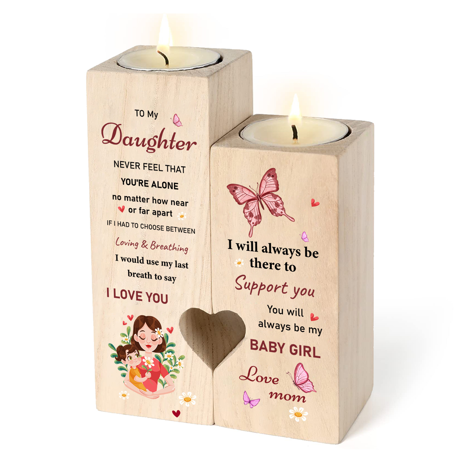 Candle Holders daughter Gift From Mom Gifts For Daughters - Temu