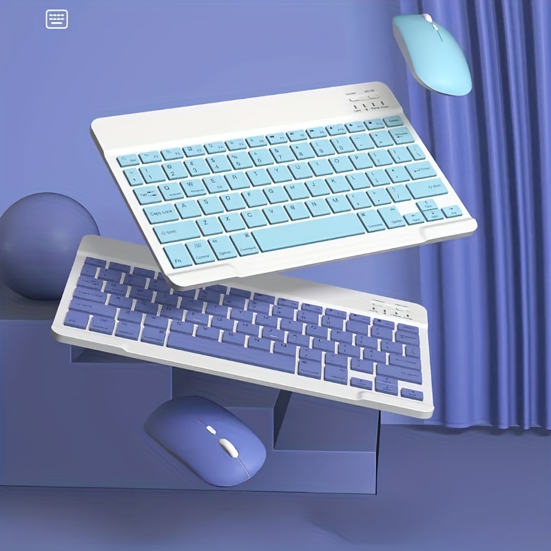 Tablette clavier sans fil souris ,Mini clavier Bluetooth portable