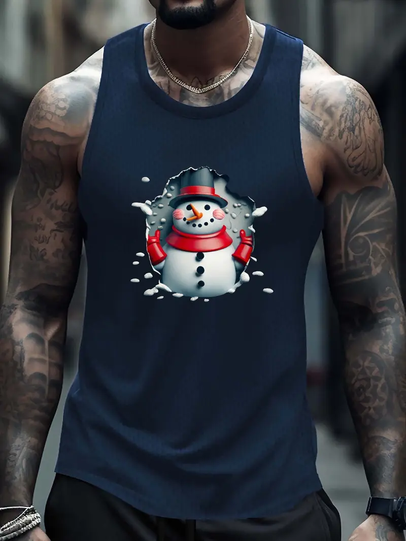 Christmas Snowman Print Men s Trendy Sleeveless Tank Tops Temu Australia christmas-snowman-print-men-s-trendy-sleeveless-tank-tops-temu-australia