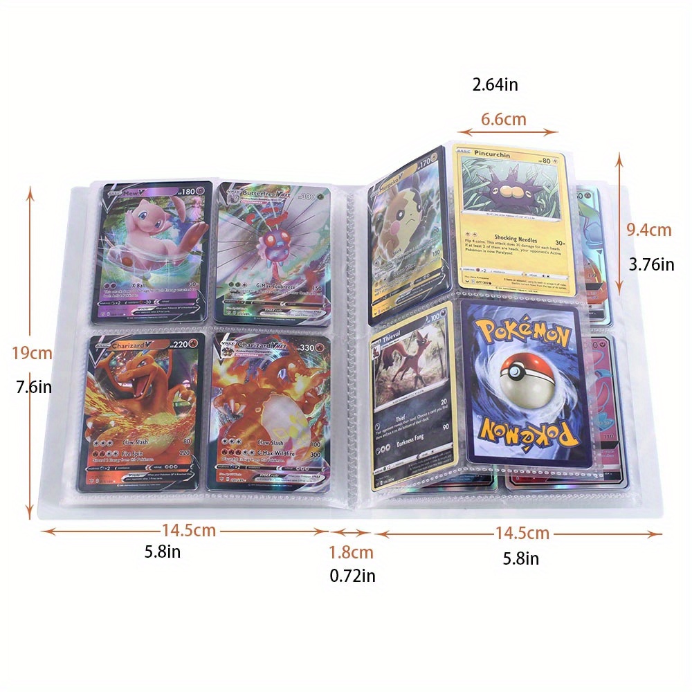 Holder Album Toys Anime Card Collections Mewtwo - Temu